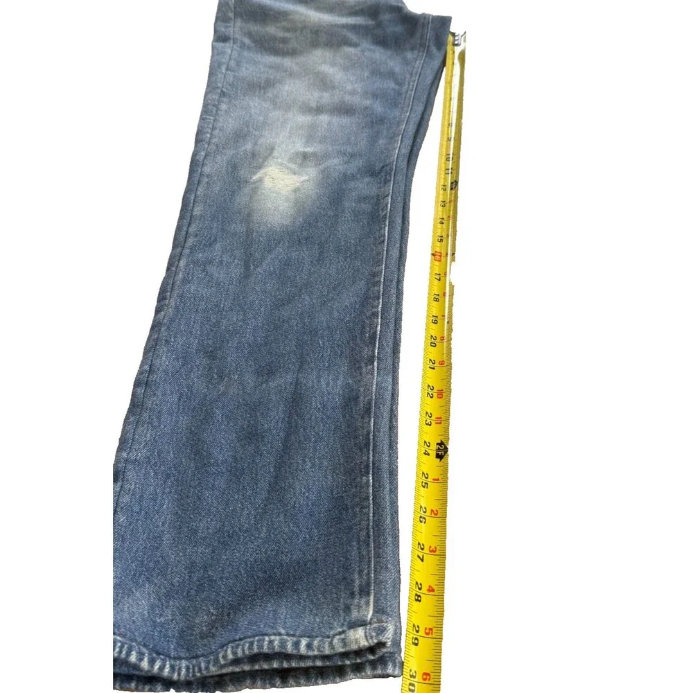Rag & Bone Miramar Fit 4 Straight Pant Men Sz 32x30 Blue Knit Jeans Comfy NWOT